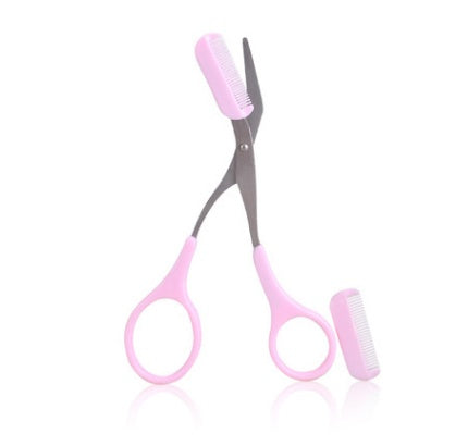 Beauty tools eyebrow scissors with eyebrow comb